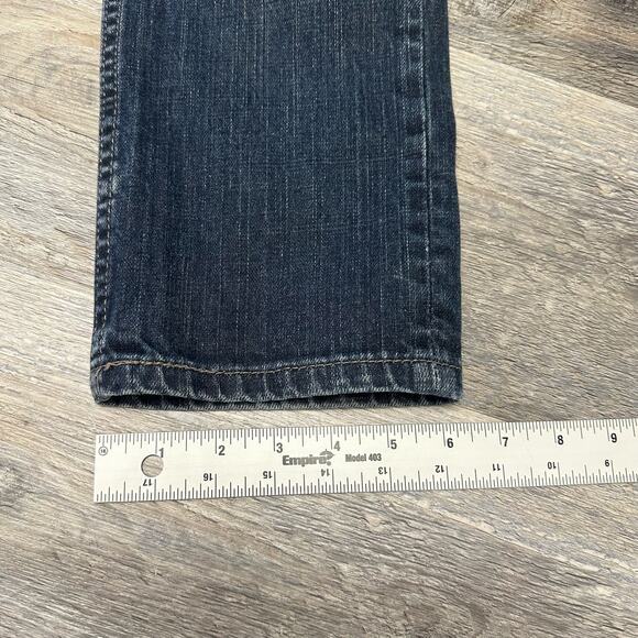 Levis 511 Red Tab Faded Dark Wash Blue Mens 30x30 Slim Fit Stretch Denim Jeans - Picture 10 of 11